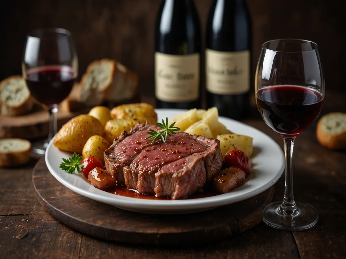 Metti il vino nella carne in questo momento preciso e succede qualcosa di incredibile
